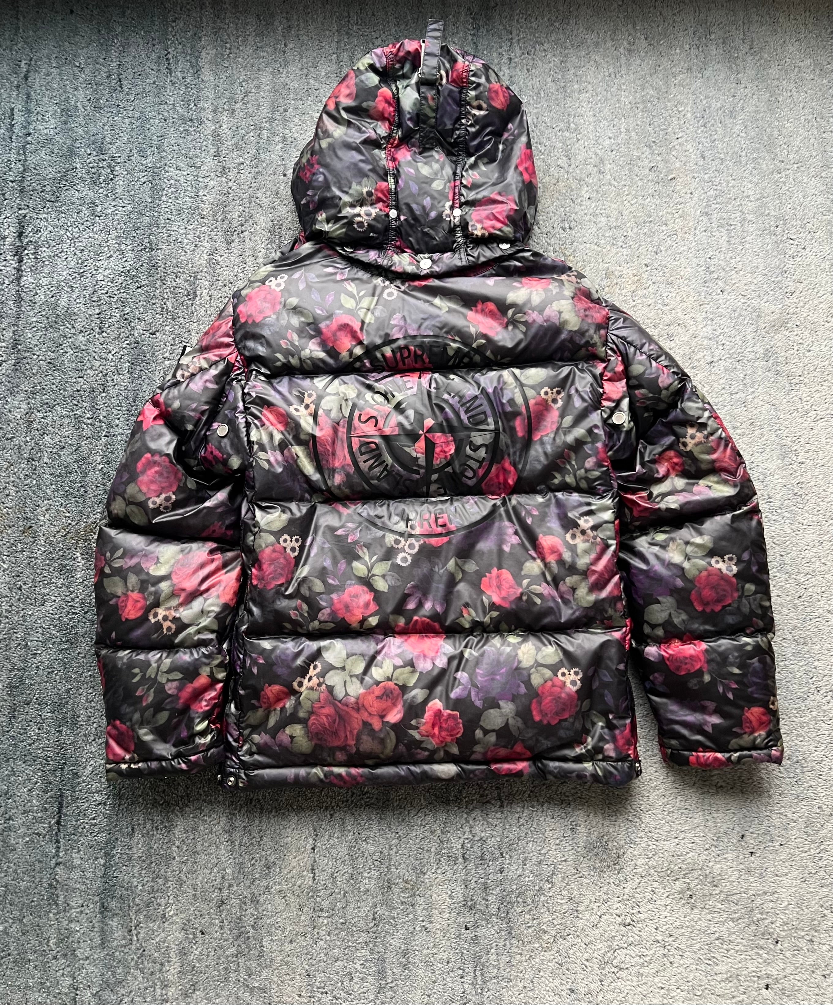 Stone Island 2017 Floral Lamy Cover Stampato Puffer Jacket