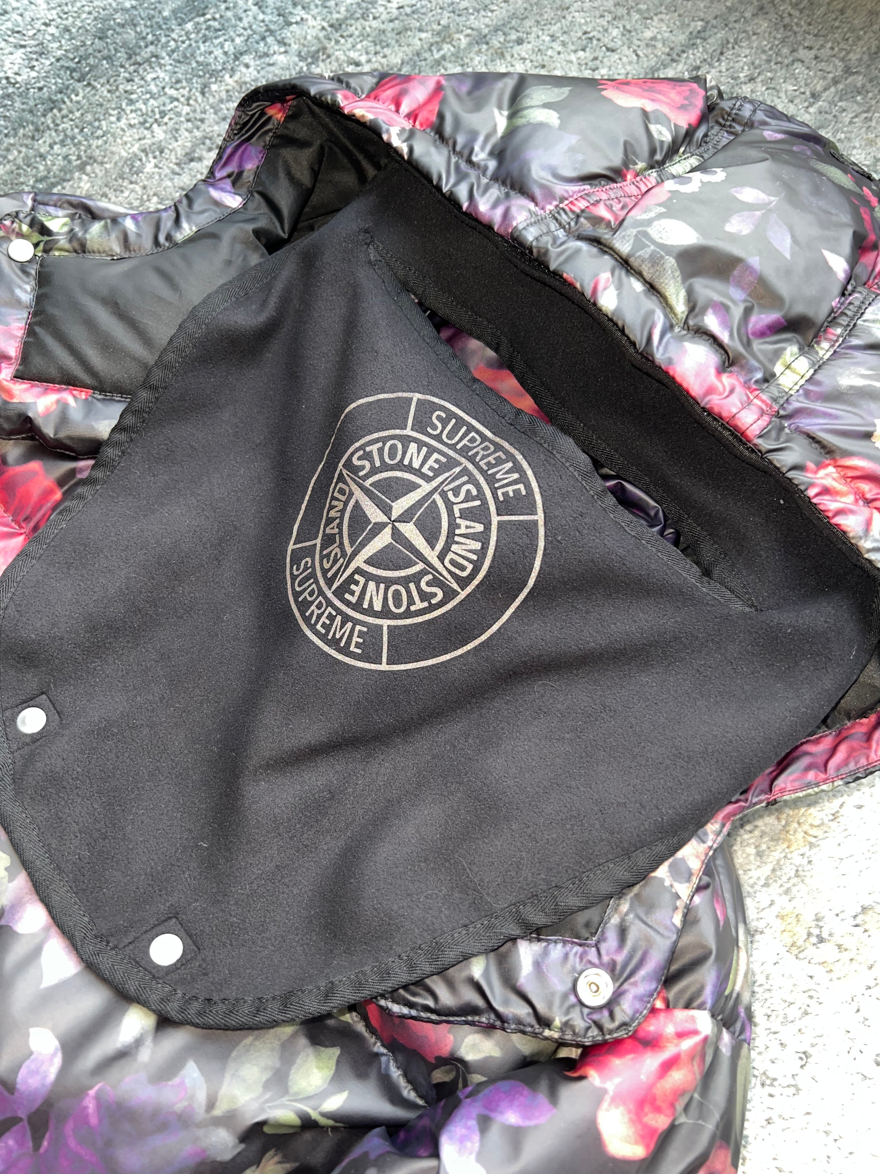 Stone Island 2017 Floral Lamy Cover Stampato Puffer Jacket