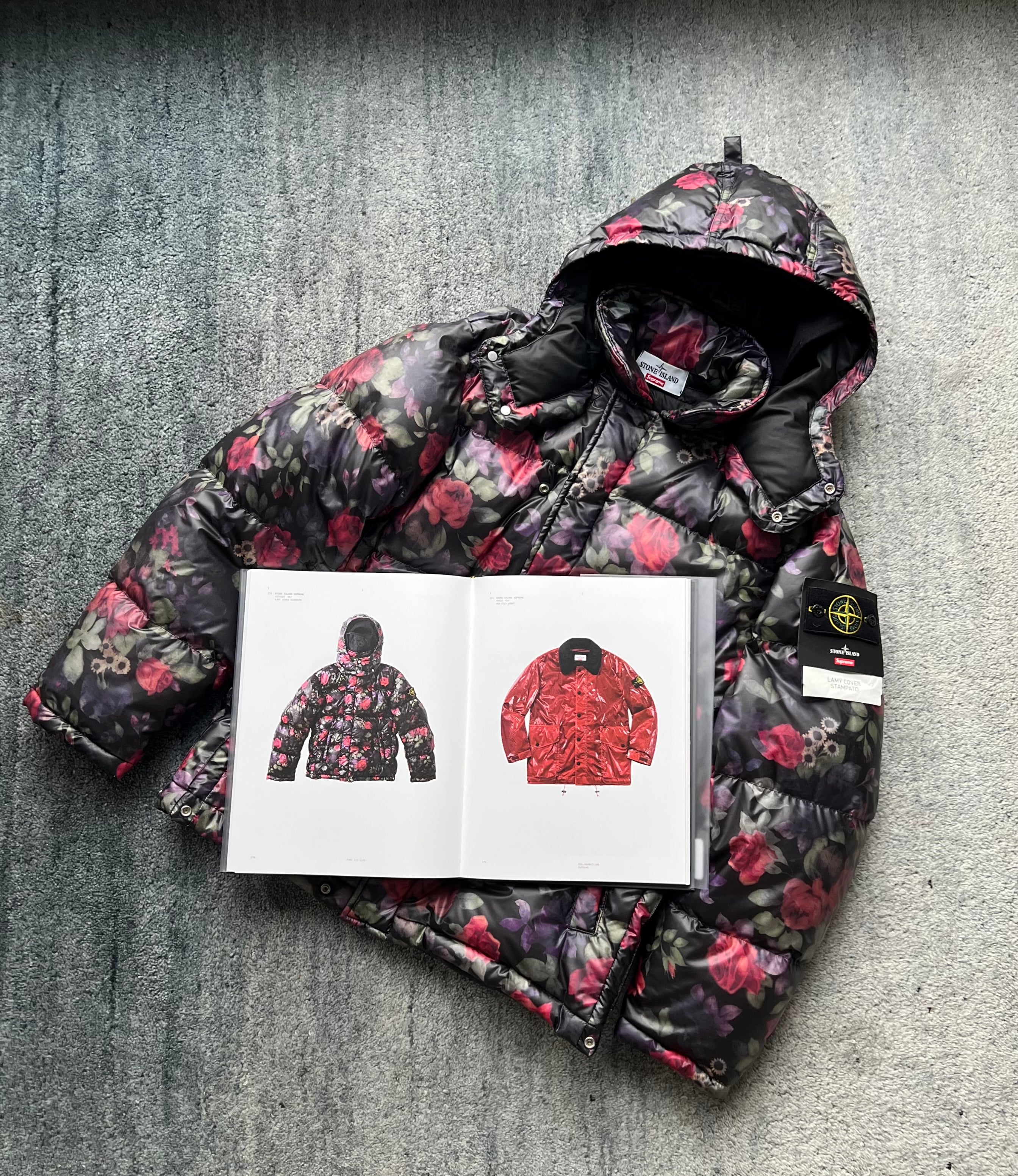 Stone Island 2017 Floral Lamy Cover Stampato Puffer Jacket