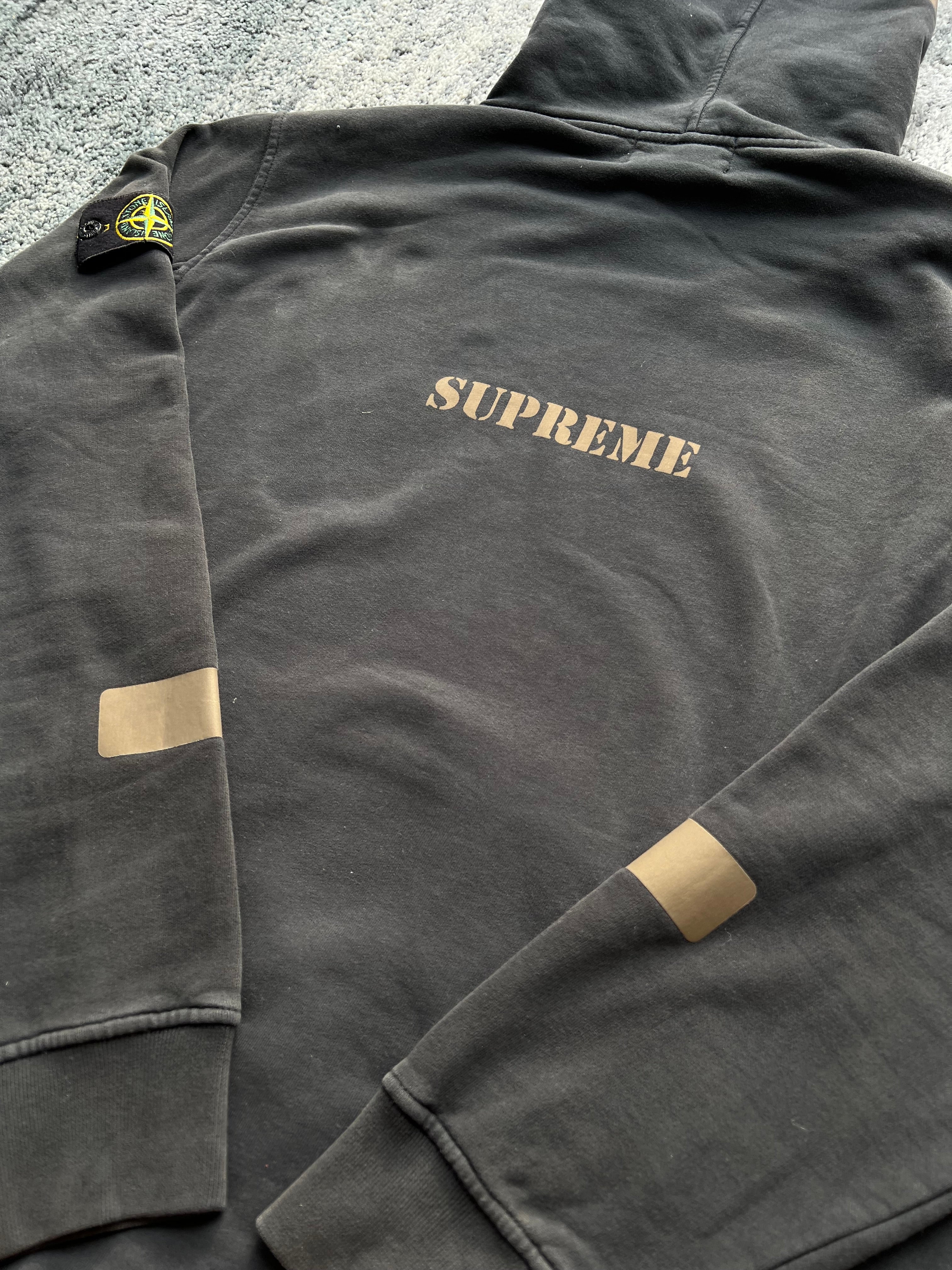 Stone Island Supreme 2017 Reflective Hoodie