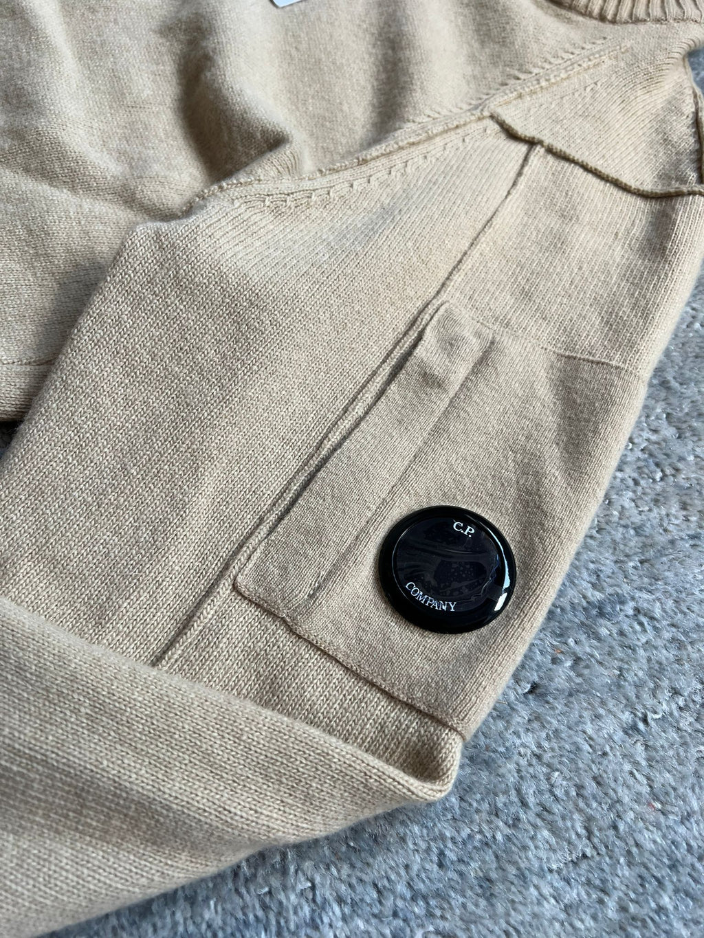 C.P. Company lambswool zip jacket