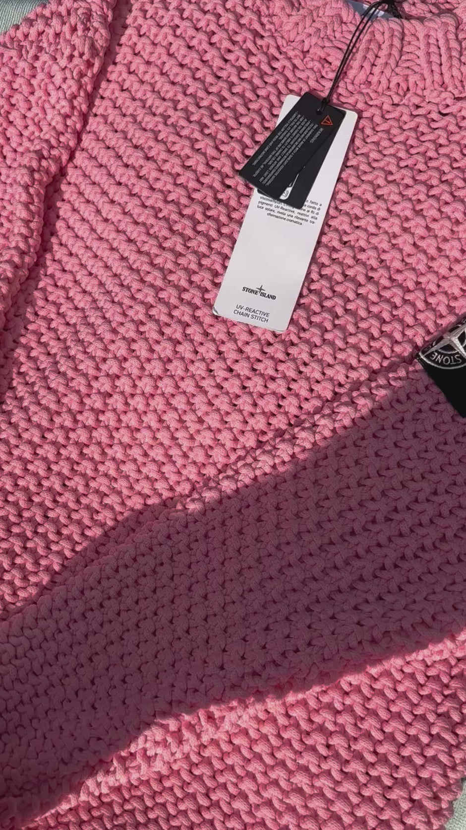 Stone Island UV-reactive Knit